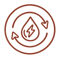 Icono agua energia